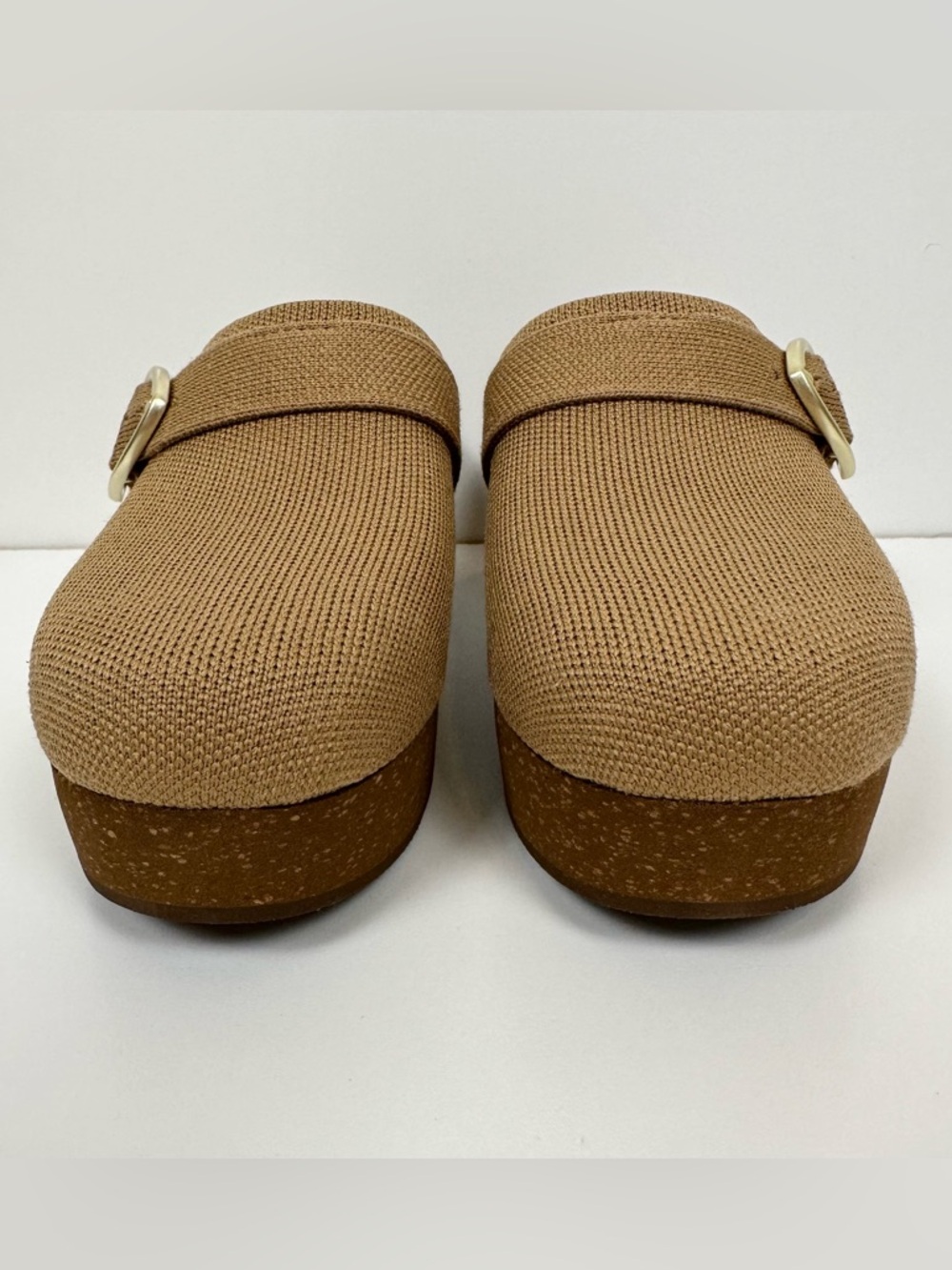 Rothys the Classic Buckle Clog in Butternut - Picture 5 of 9
